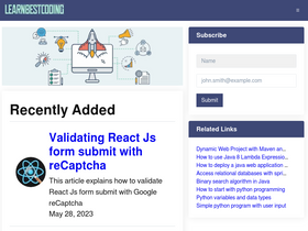 'learnbestcoding.com' screenshot