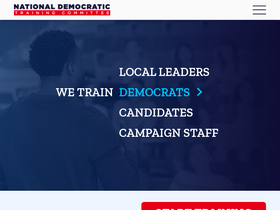 'traindemocrats.org' screenshot