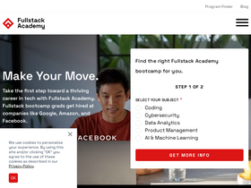 'fullstackacademy.com' screenshot