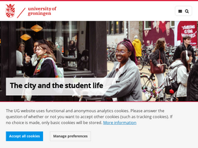 'brightspace.rug.nl' screenshot