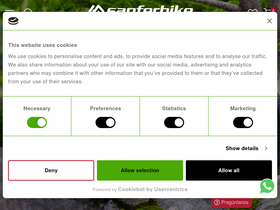 'sanferbike.com' screenshot
