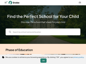'snobe.co.uk' screenshot