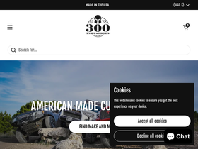 300 INDUSTRIES homepage screenshot