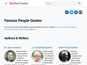'quotescosmos.com' screenshot