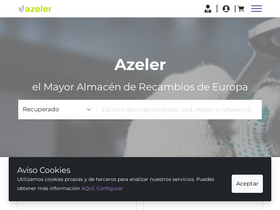 'azelerecambios.com' screenshot