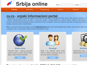 'zubari.cu.rs' screenshot
