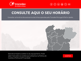 'transdev.pt' screenshot