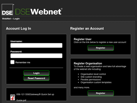 'dsewebnet.com' screenshot