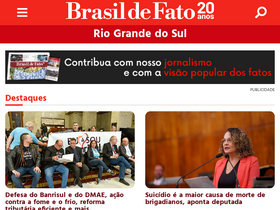 'brasildefators.com.br' screenshot