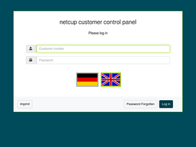 'customercontrolpanel.de' screenshot