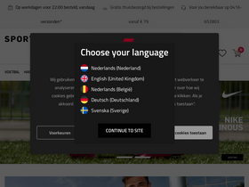 'sportshop.com' screenshot
