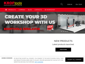 'kroftools.com' screenshot