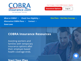 'cobrainsurance.com' screenshot