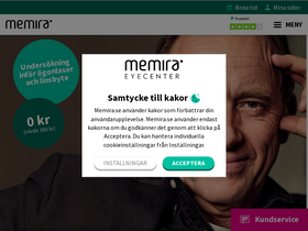 'memira.se' screenshot