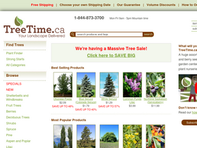'treetime.ca' screenshot