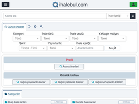 'ihalebul.com' screenshot