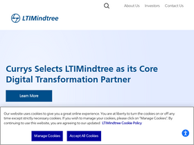 'lntinfotech.com' screenshot