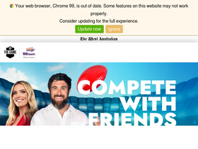 'thegame.com.au' screenshot