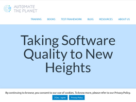 'automatetheplanet.com' screenshot