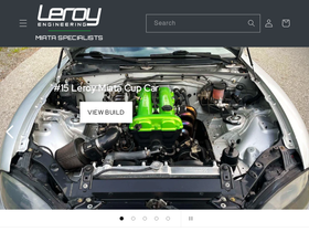 leroyengineering.com homepage screenshot