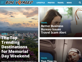 'bonvoyaged.com' screenshot