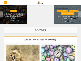 'tell-a-tale.com' screenshot