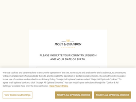 'moet.com' screenshot