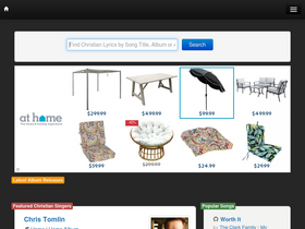 'gracelyrics.com' screenshot