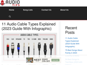 'audiotips.com' screenshot