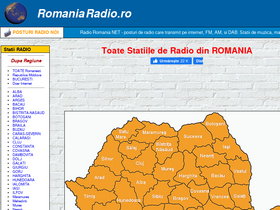 'romaniaradio.ro' screenshot