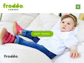 Froddo Shoes homepage screenshot