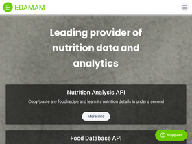 'edamam.com' screenshot