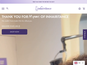 inhairitance.shop homepage screenshot