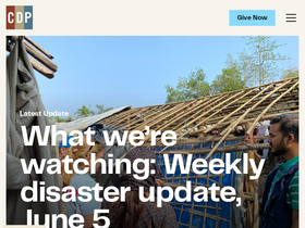 'disasterphilanthropy.org' screenshot