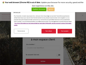 'myswisslife.fr' screenshot