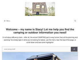 'thecrazyoutdoormama.com' screenshot