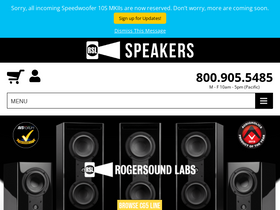 'rslspeakers.com' screenshot