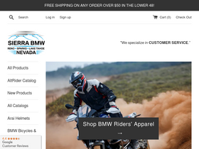'shopbmwmotorcycle.com' screenshot
