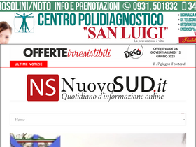 'nuovosud.it' screenshot