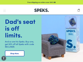 'getspeks.com' screenshot