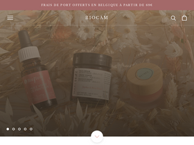 biocam.be homepage screenshot