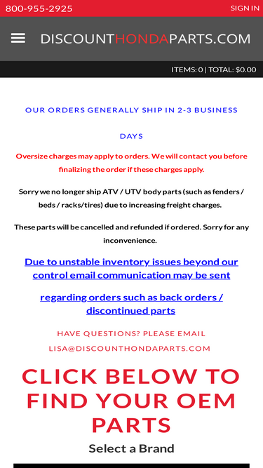 discounthondaparts.com