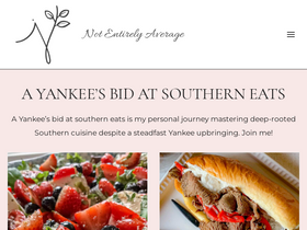 'notentirelyaverage.com' screenshot