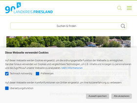 'friesland.de' screenshot