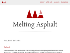 'meltingasphalt.com' screenshot