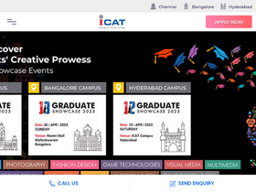 'icat.ac.in' screenshot