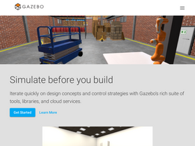 'gazebosim.org' screenshot