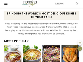 'panningtheglobe.com' screenshot