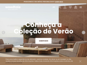 woodtale.com homepage screenshot