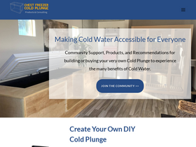 'chestfreezercoldplunge.com' screenshot